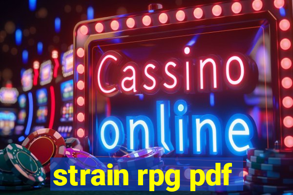 strain rpg pdf